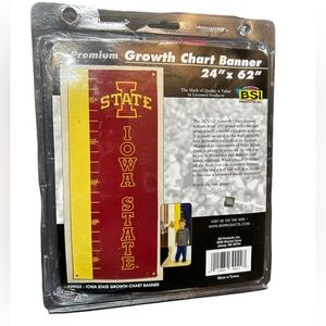 IOWA STATE Growth Chart Banner BSI Products Inc New in Package